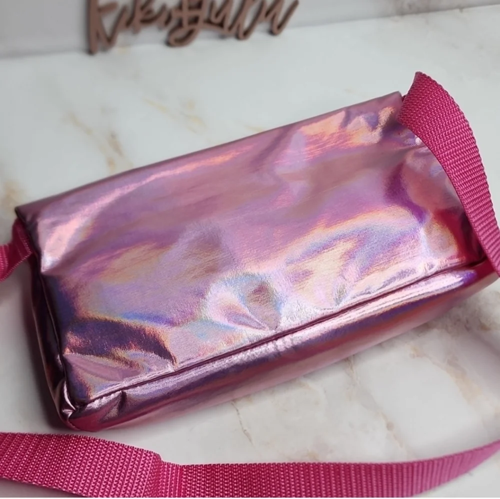 Tarte Pink Iridescent Fanny Pack, Bum Bag Or Crossbody New